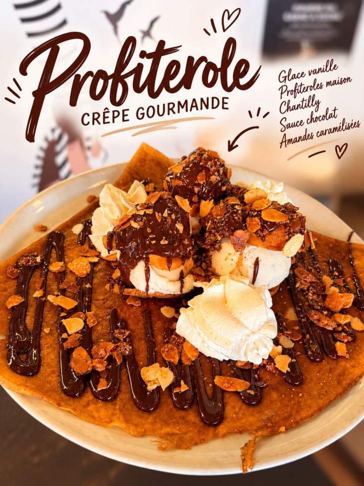 profiteroles au vieux quimper st gilles les bains creperie